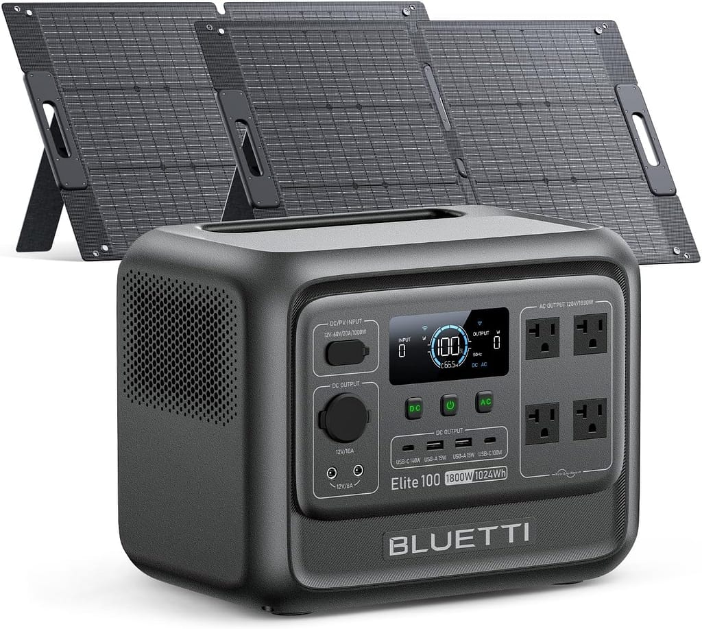 BLUETTI Elite 100 V2: Portable Solar Power for Emergencies