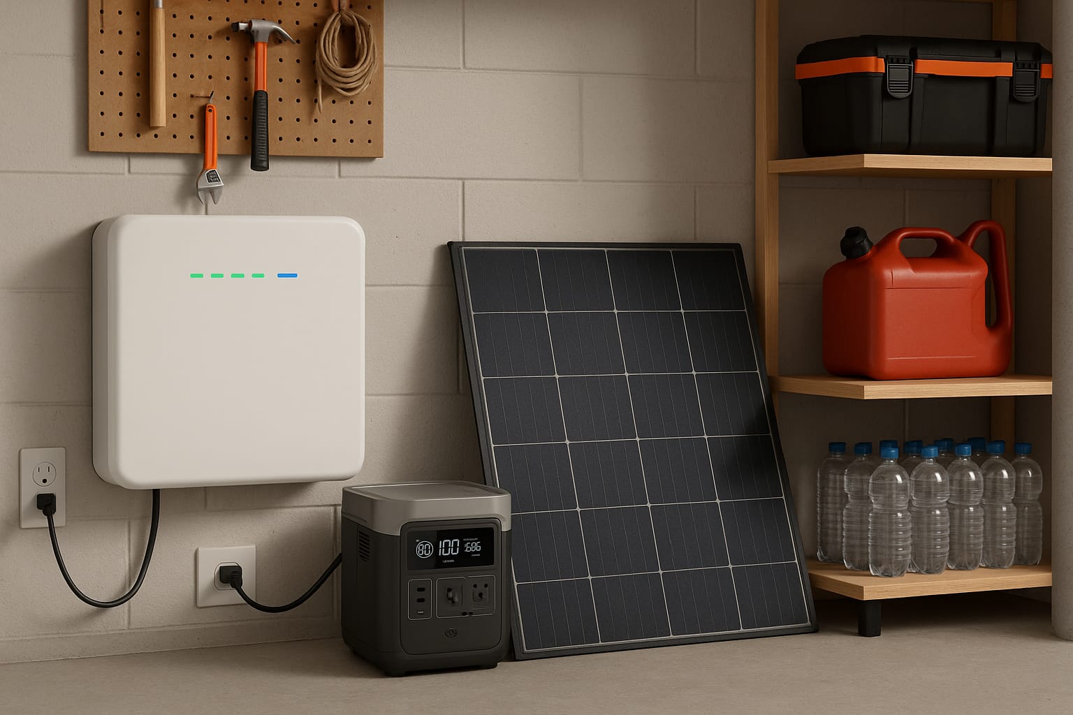 How to Maintain Your Home Backup Power System backup power preparedness illustration