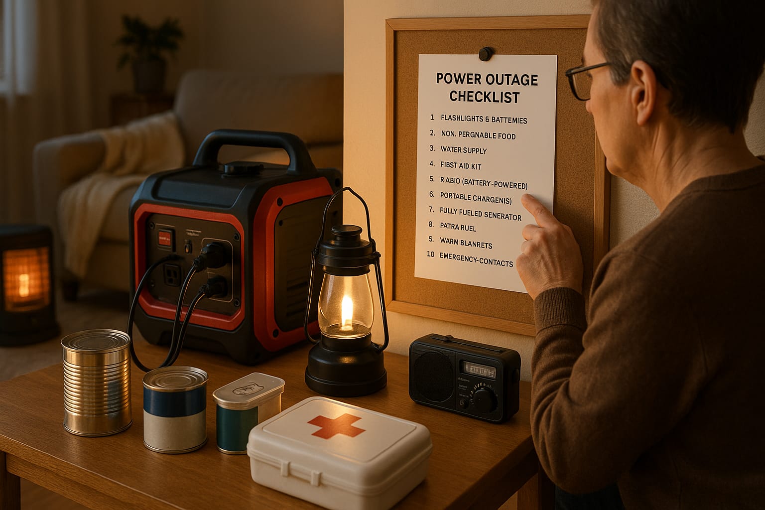 Power Outage Checklist - Prepare Your Home: Power Outage Checklist