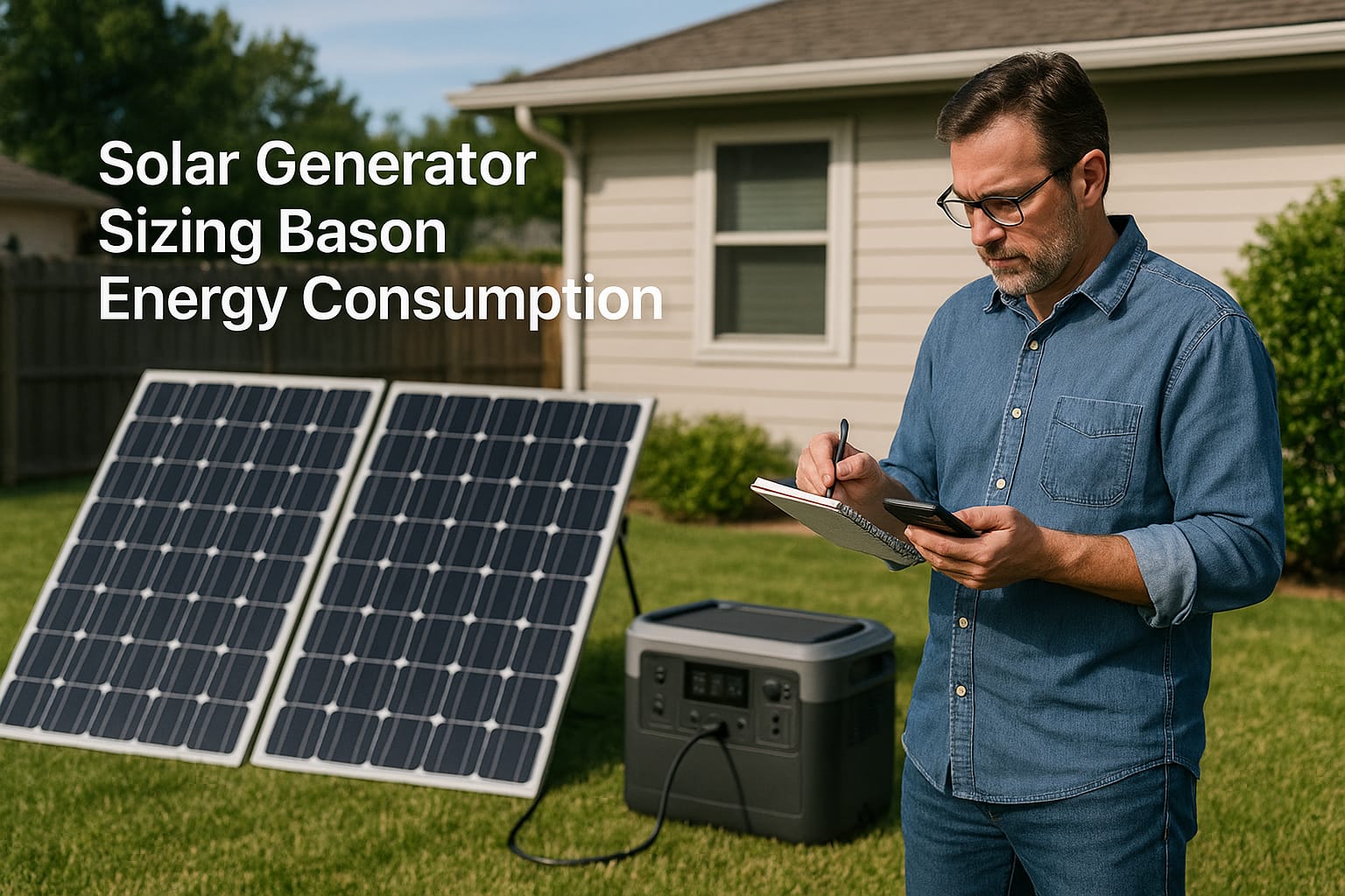 Solar Generator Sizing - Solar Generator Sizing for Home Backup